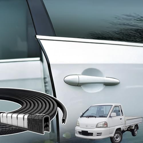 TiCar トヨタ タウンエース 車 ドアモール エッジプロテクター エッジモール ガード プロテクター U字型 傷防止 保護 騒音低減 衝突防止 自由カット可能 5m × 2本セット ステンレス鋼 フェンダー 外装 キズ バンパー ドレスアップ 粘着剤不