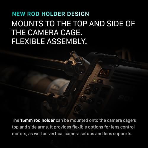 Image of Tilta Camera Cage Compatible with Sony BURANO | Arri Rosettes, 1 /4 inch-20 and 3 /8 inch-16 Threads | w /Top Handle, Left /Right Side Arm, Battery Plate (Advanced Kit - Gold Mount)