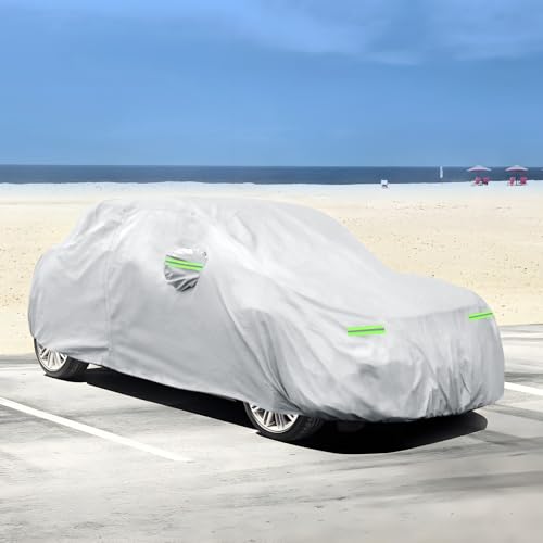 Image of Car Cover Custom Fit for 2014-2026 Mini Cooper /Cooper S 2-Door, Migaven Waterproof Full Exterior Cover Sun Rain Protection with Door Zipper and Cotton Lining
