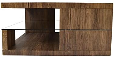 Amazon Co Jp センターテーブル 正方形 収納付き おしゃれ ローテーブル モダン ホワイト Wh ホーム キッチン