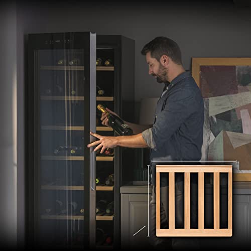 Haier – Holzregal-Einsatz Weinkühlschränke - Lagerung Für Weinflaschen - Kompatibel Mit WS59GAE, WS53GDA, WS30GA - Elegantes Und Qualitativ Hochwertiges Design - Originalzubehör - HAWCSH46