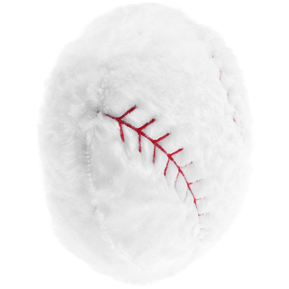Coussin en peluche baseball blanc ergonomique contre le mal de dos
