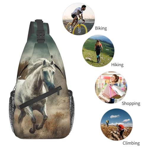 Mochila tipo bandolera pequeña para senderismo urbana miniatura 6