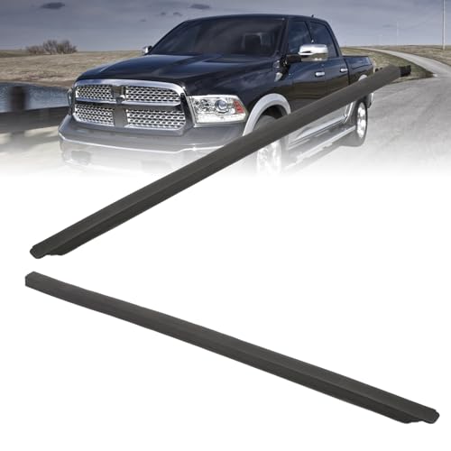 Pack of 2 Front Right & Left Windshield Molding Strip Fit for Dodge Ram 1500 2009-2022 2500 3500 2010-2022 4500 5500 2011-2022 68297609AB 68297608AB
