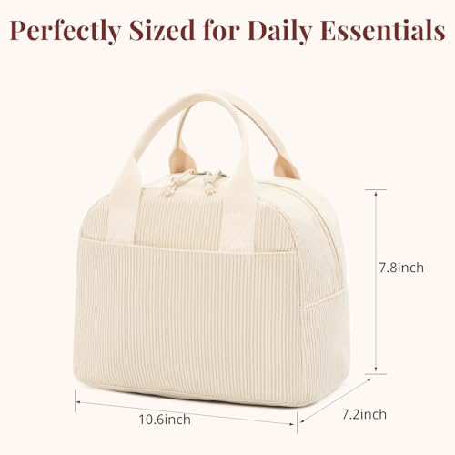 Image of LOVELYWIND Lunch Box for Women Cute Lunch Bags for Women Lunch Tote Bags Reusable Insulated Lunch Box Large Capacity Reusable Insulated Cooler for Work or Travel Gifts or Beach