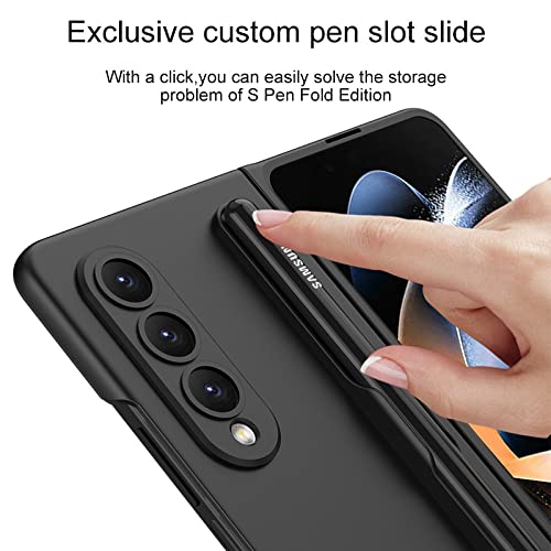 Coque Galaxy Z Fold 4 fine mate anti-rayures or qui intègre le stylet S Pen - 2