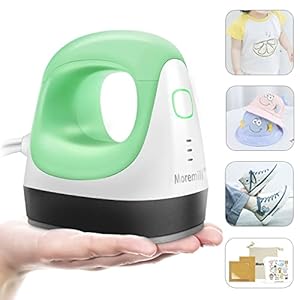 Moremili Transferpresse Plotter, Mini Hitzepresse Maschine für DIY, Heißpresse Maschine kleine HTV Vinyl Bindestücke…