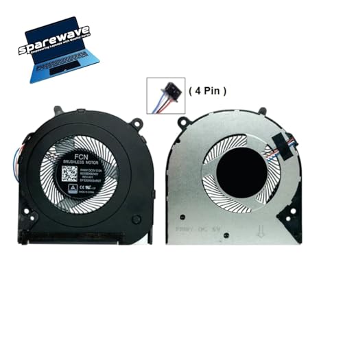 Image of High- quality Replacement Internal CPU Cooling Fan for HP 240 G7 245 G7 246 G7 14-CF 14CK 14-CM 14-DK 14DK 14-MA 14MA Laptop. Comes With Complimentary MH501 (Cooling paste)