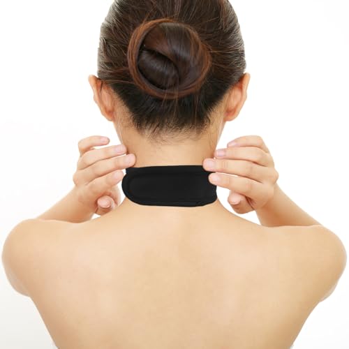 2 pcs trach covers for tracheostomy tube holder adjustable tracheostomy supplies dust- proof shield neck trach cover band reusable tracheostomy care kits for men and women black beige