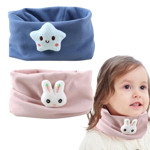 QEXUJOW Bufandas para niña 2 paquetes de bufandas infantiles