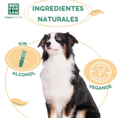 MENFORSAN Cologne für Hunde Vanille und Orange 125ml, Süßes, fruchtiges und langanhaltendes Aroma