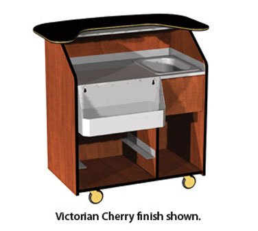 Lakeside 68400 Portable Bar 33"D x 44-1/2"W x 43-1/2"H (1) 40-lb capacity ice bi