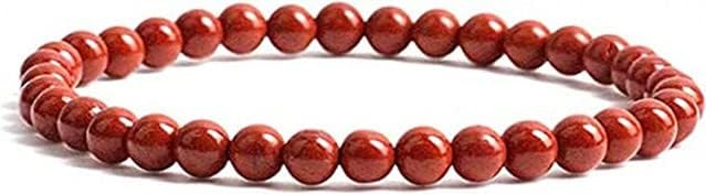 YONKU 8mm Red Jasper Beaded Yoga Chakra Bracelets For Women, Men, and Teens - Round Beads 7" Beaded Yoga Chakra Bracelet YO-BRACE-5709
