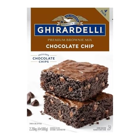 Ghirardelli Chocolate Chip Brownie Mix 2.26kg Cover