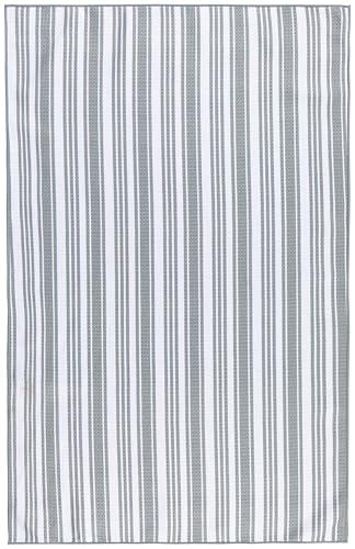 Image of Now Designs London Gray Recycled Microfibre Dishtowel, W18 x L28in, Soft & Versatile Kitchen Towel