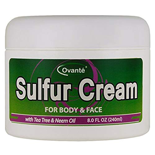 Sulfur skin cream (8 oz. 240 ml) antifungal healing cream for joc…