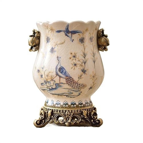 Jarrón Nuevos jarrones de cerámica Estilo Chino, Decoraciones Creativas for el hogar, artesanías, for floreros Florero(B)