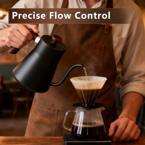 Hervidor Eléctrico GUDAC Negro 0.9L Control Temperatura miniatura 3