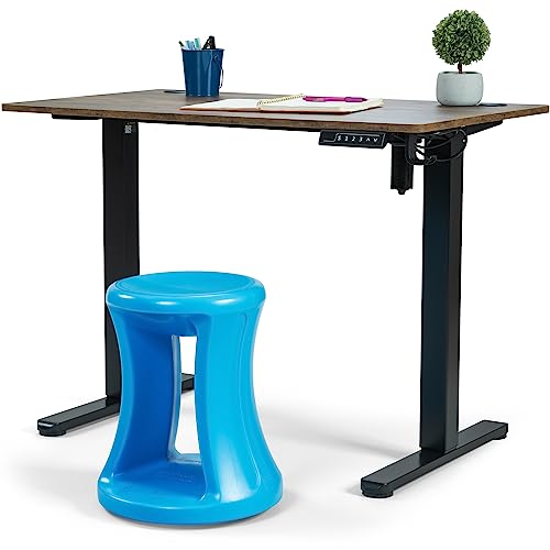 Image of Simplay3 American Home Live Fit Active Balance Chair, 17 inch Stool for Adults and Teens- Ergonomic Office Desk Chair with Rock, Wobble, Tilt Motion for Learning, Work and Study, Sky Blue