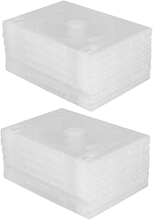 Levemolo 12 Pçs Caixa De CD Capas De CD Transparentes Pasta De Dvd Caixa De Armazenamento De Dvd Capa Fina Bolsa De Armazenamento De Dvd CD Pasta De Armazenamento De Dvd Plástico