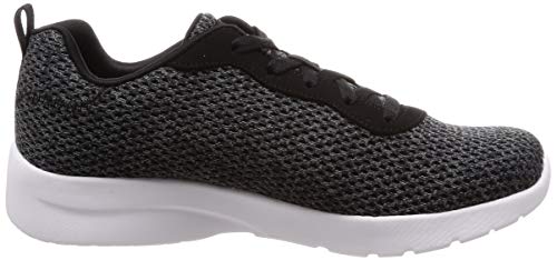 Skechers Dynamight 2.0 - Quick Concept, Tênis, Feminino, Preto/Branco, 35