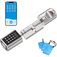 WE.LOCK Smart Door Lock Serratura Smart Doppio Motore Password e Bluetooth con Carta RFID, Facile da...