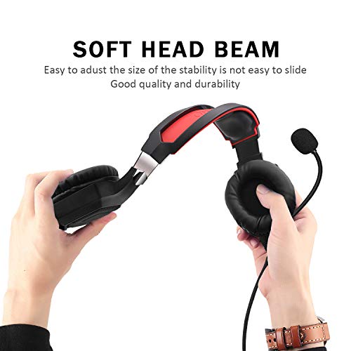 Asoon - Cuffie Stereo da Gioco, con Microfono, per...