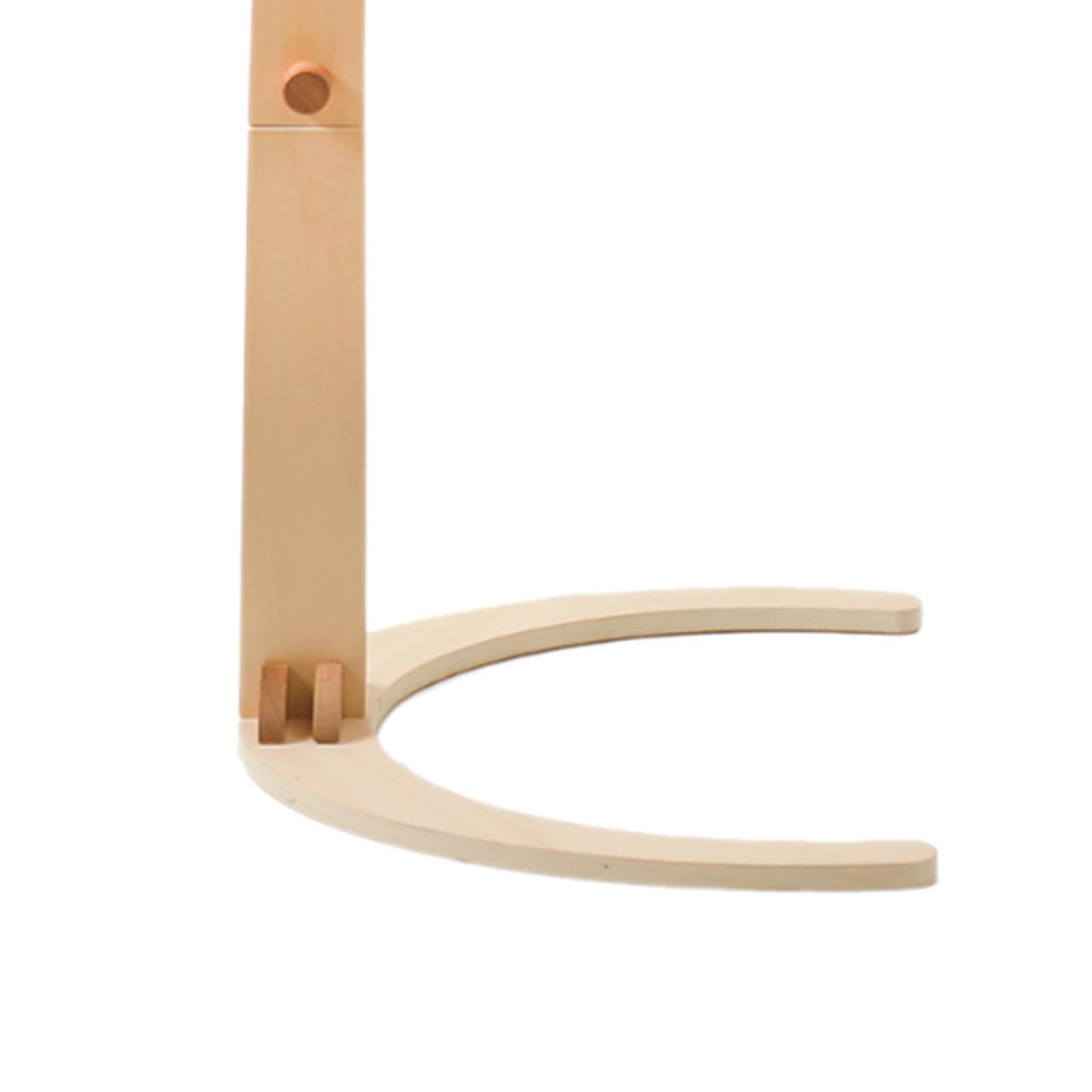 Supporto per sonagli Regolabile in Legno per Lettino, Elegante Supporto per sonagli per Culla, per in Legno per Neonati, per da Pavimento, per