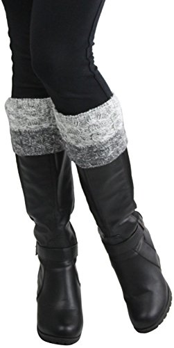 Image of ToBeInStyle Women's Sexy Soft Knit Thick Knee High long Leg Warmers