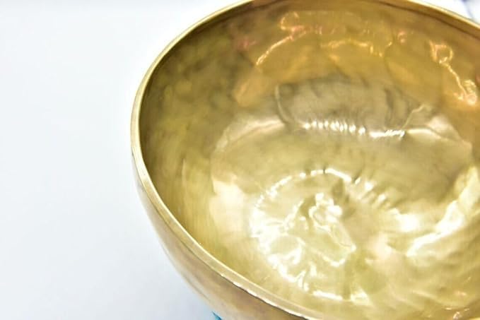 18 cm do 25 cm Master Healing Autentyczna tybetańska ręcznie wykonana misa dźwiękowa z Nepalu (25 cali)