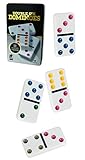 Tin Dominoes, Dbl 6 28 Color Dot Dominoes (Cover May Vary)