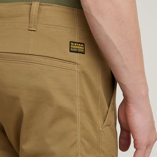 Miniatura 5 de G-Star Pantalones Chinos Rectos Mosa Para Hombre, Marrón Toggee D25547-5126-5750 , 33w 34l