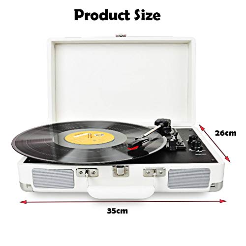 Platine Vinyle 3 Vitesses Lecteur De Courroie avec Haut-parleurs Stéréo Intégrés, Supporte La Sortie USB/RCA/Jack Casque… - Les Beatles, Paul McCartney, John Lennon, RIngo Starr, George Harrison Platine Vinyle 3 Vitesses Lecteur De Courroie avec Haut-parleurs Stéréo Intégrés, Supporte La Sortie USB/RCA/Jack Casque… – Image 7