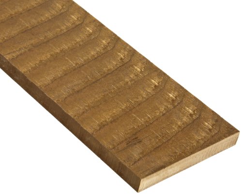 954 Bronze Rectangular Bar, Unpolished (Mill) Finish, As Cast Temper, Oversized Tolerance, ASTM B505, 1/2