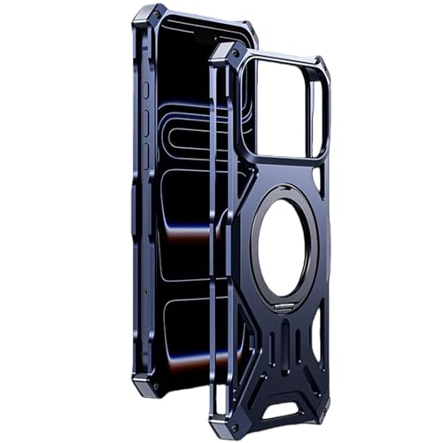 iPhone 17 Pro Max p P[X RpO[h̃A~jE t[XM [MagSafe Ή] 360 ]\ȃX^ht, 