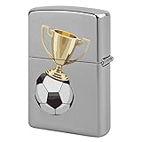銅製ライターケース ジッポライターカバー ワールドカップサッカー フットボール Zippo兼用 両面印刷 保護シェル 喫煙具 シルバー 鏡面光沢 カモフラージュデザイン 個性 防風