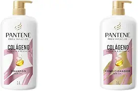 Kit Pantene PRO-V Miracles Shampoo Colágeno 1L + Pantene PRO-V Miracles Condicionador Colágeno 1L