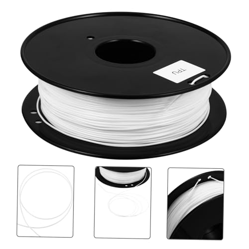 Filament TPU flexible blanc pour impression 3D de précision et consommables premium