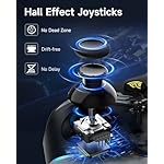 EasySMX X15 PC Controller - Enhanced Wireless Bluetooth Controller with Hall Joysticks/Hall Triggers/RGB Lighting - No Stick Drift, No Dead Zone - Work for Windows PC, Android, Steam and Switch - Image 4