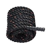 Yiju 9.18ft/9.8ft Battle Training Rope - 0.98 Inch Width, 25mmx3m Red