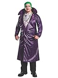 Rubie's Men's Dc Comics Suicide Squad Deluxe Joker Adult Sized Costumes, As Shown, Plus