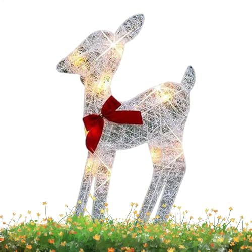 Leuchtendes Rentier im Freien - Rentier Weihnachtsdekorationen für...