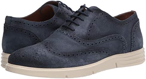 Driver Club USA Men's Leather Luxury EVA Lightweight Technology Wingtip Sneaker, Jeans Suede, 9 M US | Image 6