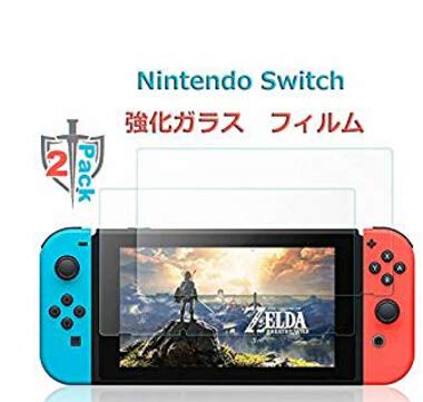 �yCavor�z�C�V���X�C�b�` �t�B���� Nintendo Switch �݊��������v���~�A�������K���X�X�N���[���v���e�N�^�[LCD�ی�t�B��������0.33 mm 9H�d�x�ȒP�ȃo�u���K���X�ϏՌ����w��̂Ȃ������׃t�����g�\�ʕی쓧���N���A�V���b�N�v���[�t