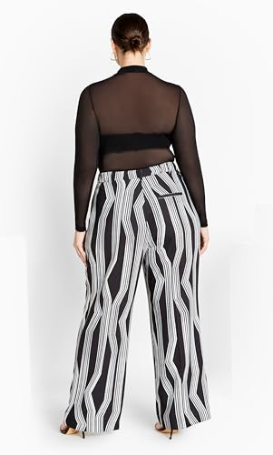 CITY CHIC Women's Laila Print Pant3
