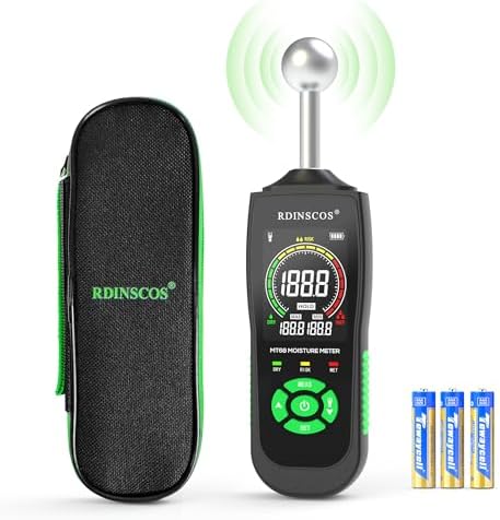 Feuchtigkeitsmessgerät Wand RDINSCOS Feuchtemessgerät Mauerwerk F...