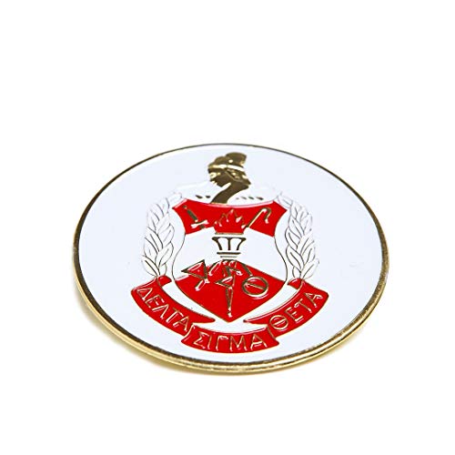 Delta Sigma Theta Round Car Badge