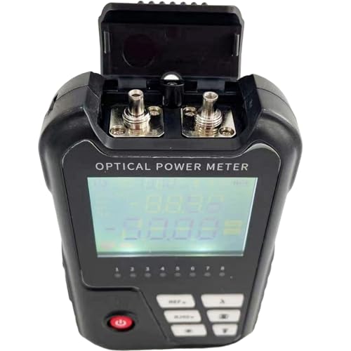 Image of Techtest Optical Power Meter Fiber with Laser Light VFL and Lan Tester inbuilt Rechargeable Battery New Model