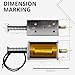 TOMSHIELE DC24V Linear Solenoid，35mm Stroke Push-Pull Solenoid Electromagnet，24V Electric Magnet，Long Stroke Small Electromagnetic Solenoids for DIY Projects and Automation（Wiring Connecting）