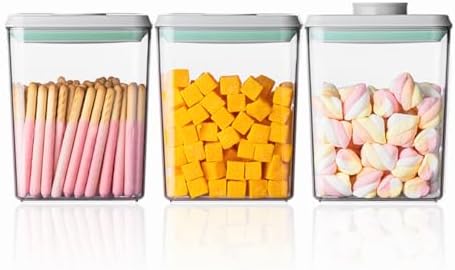 Ankou Pop Airtight Food Storage Containers with Lids - 3 Pcs - Thumbnail 3